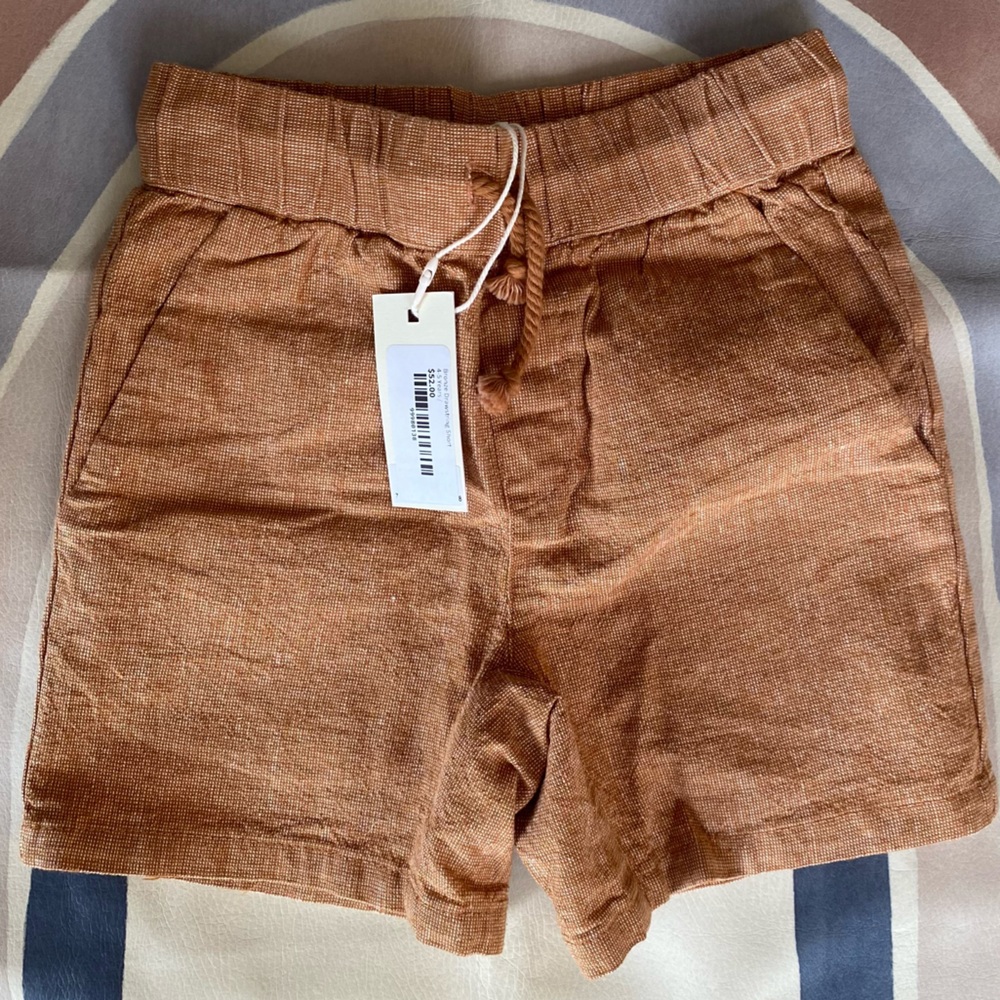 Rylee + Cru Pineapple Swim and Linen Shorts